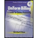 Uniform Billing A Guide to Claims Processing (Book Only)  2000 9781111320751 Front Cover