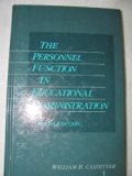 Personnel Function in Educational Administration 5th 9780023201752 Front Cover