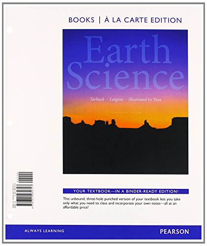Earth Science, Books a la Carte Plus MasteringGeology with EText -- Access Card Package  14th 2015 9780321949752 Front Cover