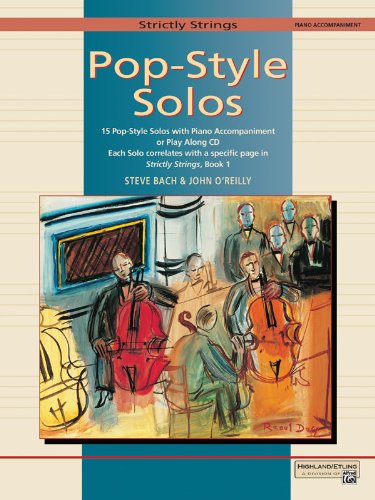 Strictly Strings Pop-Style Solos Piano Acc. /Conductor's Score  1997 9780739020753 Front Cover