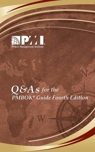 Q & A's for the Pmbok Guide:  2009 9781933890753 Front Cover