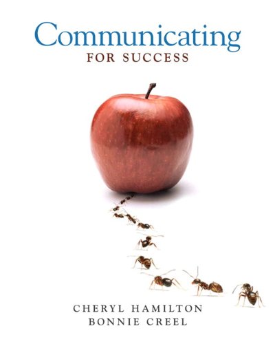 Communicating for Success   2010 9780205524754 Front Cover
