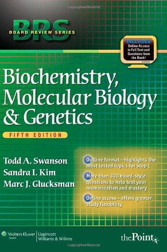 Biochemistry, Molecular Biology, and Genetics  5th 2010 (Revised) 9780781798754 Front Cover