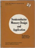 Semiconductor Memory Design and Application N/A 9780070389755 Front Cover