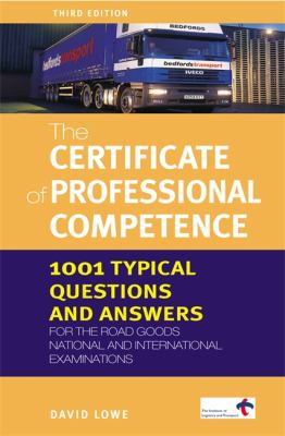 The Certificate of Professional Competence N/A 9780749434755 Front Cover