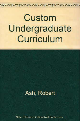 Custom Undergraduate Curriculum   2006 9780759389755 Front Cover