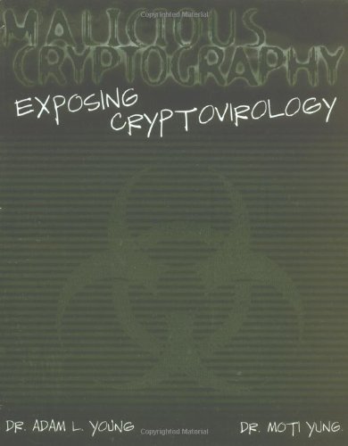 Malicious Cryptography Exposing Cryptovirology  2004 9780764549755 Front Cover