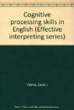 COGNITIVE PROC SKILLS IN ENGLI 1st 9780915035755 Front Cover