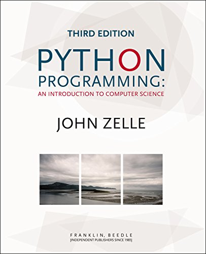 Python Programming An Introduction to Computer Science  2016 9781590282755 Front Cover
