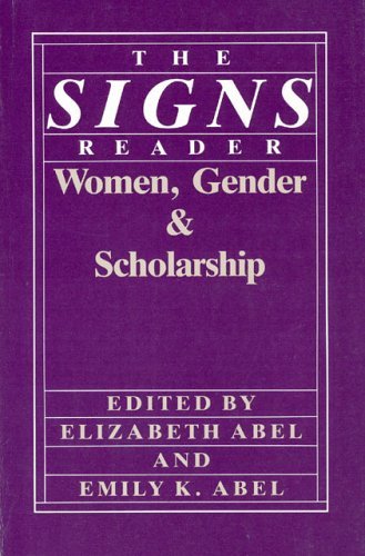 Signs Reader Women, Gender, and Scholarship  1983 9780226000756 Front Cover