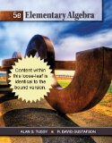 Cengage Advantage Books: Elementary Algebra  5th 2013 9781111987756 Front Cover