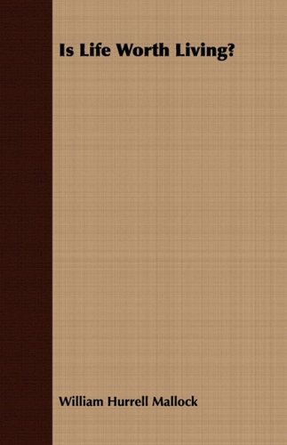 Is Life Worth Living?:   2008 9781408681756 Front Cover