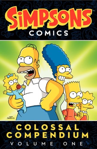 Simpsons Comics Colossal Compendium  N/A 9780062267757 Front Cover