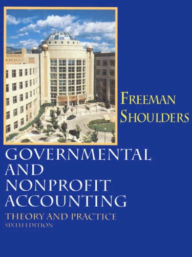 Governmental and Non-Profit Accounting  6th 1999 9780132726757 Front Cover