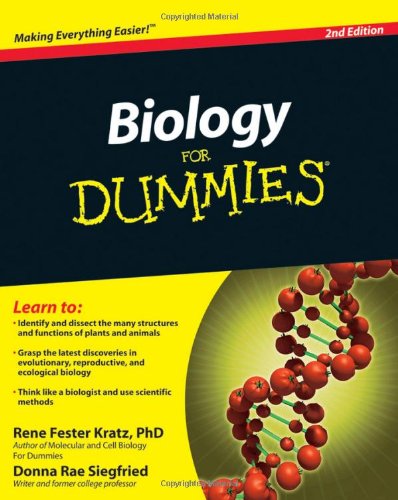 Biology for Dummiesï¿½  2nd 2010 9780470598757 Front Cover