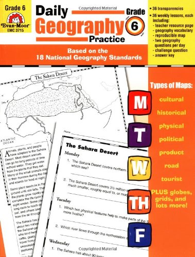 Daily Geography Practice Grade 6+  Teachers Edition, Instructors Manual, etc.  9781557999757 Front Cover