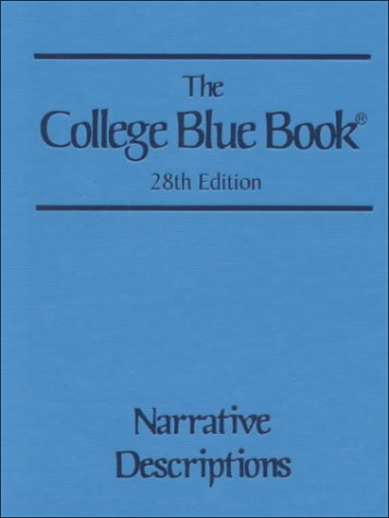 College Blue Book 28th 9780028655758 Front Cover