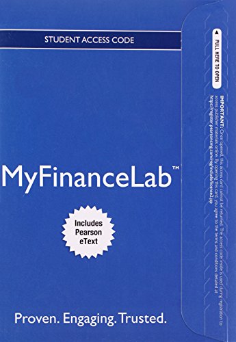 Myfinancelab With Pearson Etext Access Card for Principles of Managerial Finance:   2014 9780133543759 Front Cover