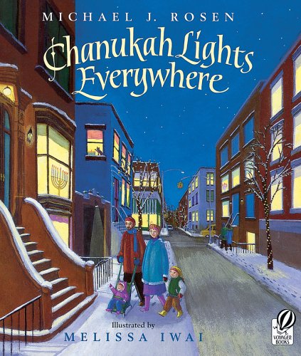 Chanukah Lights Everywhere A Hanukkah Holiday Book for Kids  2001 9780152056759 Front Cover