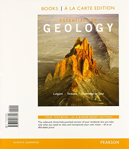 Essentials of Geology, Books a la Carte Plus MasteringGeology with EText -- Access Card Package  12th 2015 9780321937759 Front Cover
