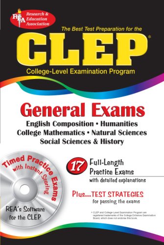 CLEP General Exams  N/A 9780878912759 Front Cover