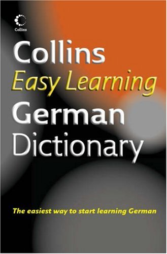 Collins Easy Learning German Dictionary (Easy Learning Dictionary) N/A 9780007183760 Front Cover