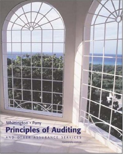 Principles of Auditing and Other Assurance Services N/A 9780071232760 Front Cover