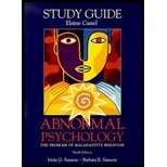 ABNORMAL PSYCHOLOGY-STD.GDE. 10th 2002 9780130926760 Front Cover