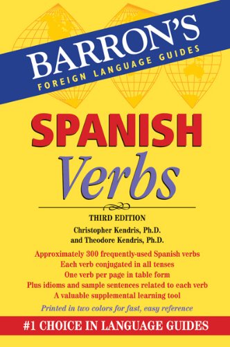 Spanish Verbs  3rd 2012 (Revised) 9780764147760 Front Cover