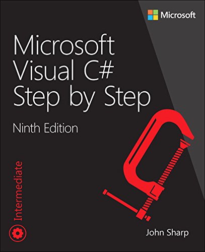 Microsoft Visual C# Step by Step  9th 2018 9781509307760 Front Cover