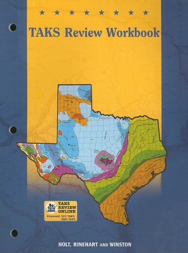 Holt Economics : TAKS Prep Workbook 3rd 9780030690761 Front Cover