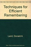 Techniques for Efficient Remembering N/A 9780070360761 Front Cover