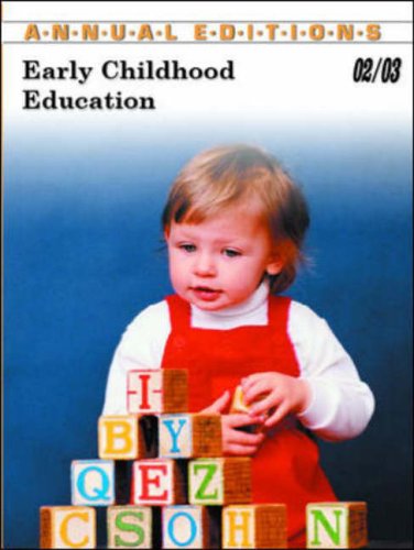 Early Childhood Education 02/03:  3rd 2002 9780072506761 Front Cover