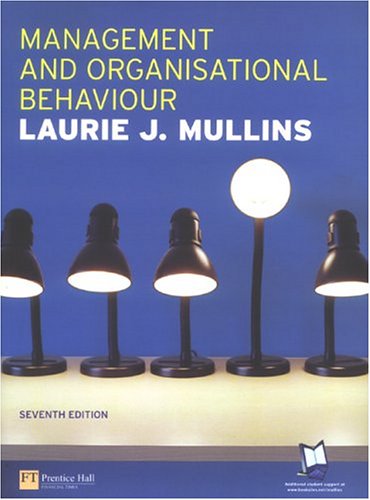 Management and Organisational Behaviour  7th 2005 (Revised) 9780273688761 Front Cover