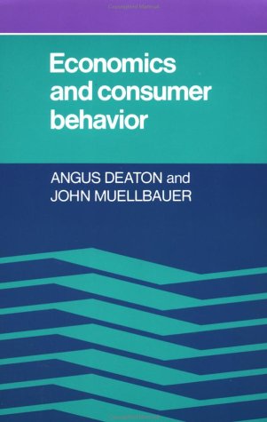 Economics and Consumer Behavior   1980 9780521296762 Front Cover