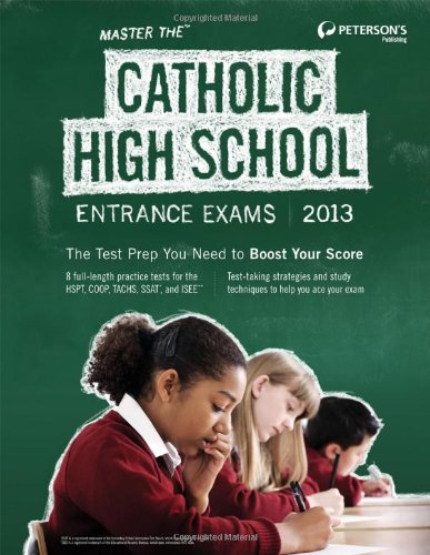 Master the Catholic High School Entrance Exams 2013  18th 9780768934762 Front Cover