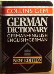 Collins Gem German Dictionary  3rd 1996 (Revised) 9780004589763 Front Cover