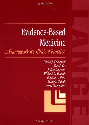 Evidence-Based Medicine: a Framework for Clinical Practice   1998 9780838524763 Front Cover