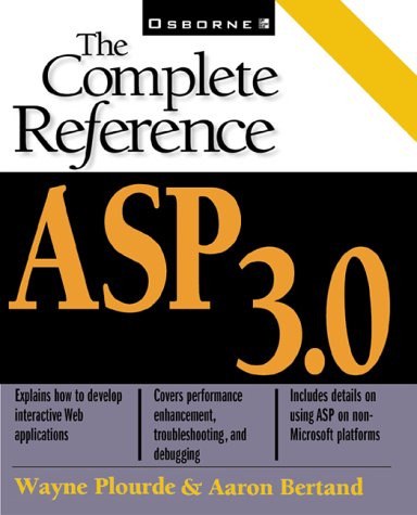 ASP 3.0 The Complete Reference  2001 9780072125764 Front Cover