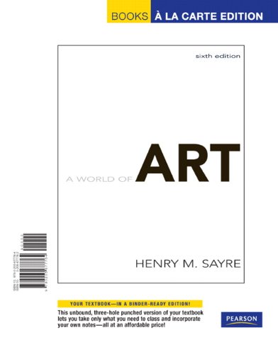 World of Art  6th 2010 9780205677764 Front Cover