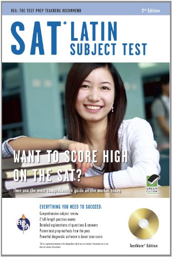SAT Latin Subject Test Everything You Need for a High Score 2nd 2012 (Revised) 9780738610764 Front Cover