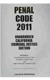 2011 Penal Code - California Edition:  2011 9781563251764 Front Cover