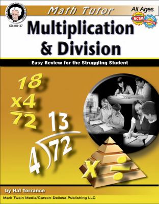Multiplication and Division Easy Review for the Struggling Student  2011 9781580375764 Front Cover