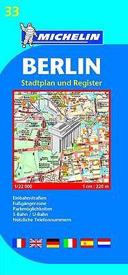BERLIN 1: 22 000 STADTPLAN UND REGISTER  2006 9782067116764 Front Cover