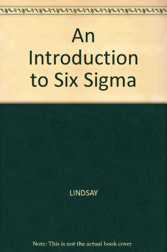 Introduction to Six Sigma and Process Improvement   2005 9780324300765 Front Cover
