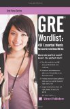 GRE Wordlist: 491 Essential Words  N/A 9781479216765 Front Cover
