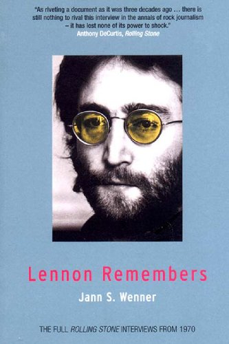Lennon Remembers   2001 (Reprint) 9781859843765 Front Cover