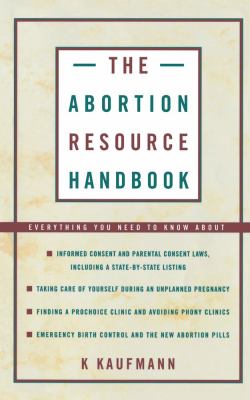 Abortion Resource Handbook   1997 (Handbook (Leader's)) 9780684830766 Front Cover
