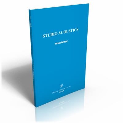 Studio Acoustics  Reprint  9780820603766 Front Cover