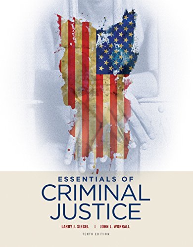 Essentials of Criminal Justice:   2016 9781305633766 Front Cover